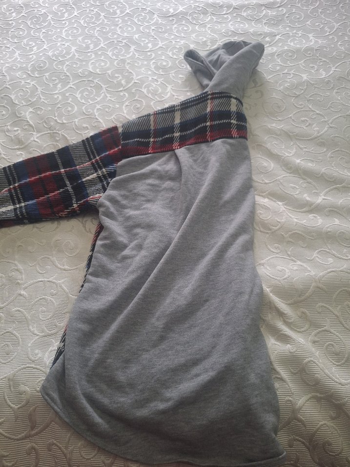 Düğmeli Ekose Kadın Gömlek - Görsel 2