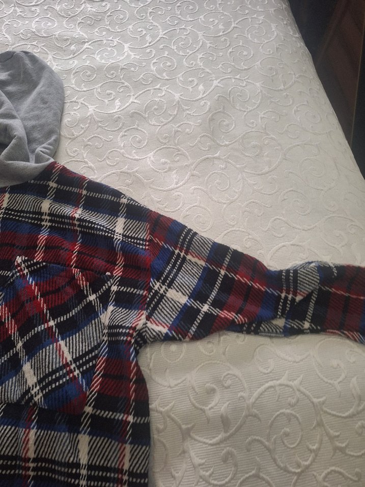 Düğmeli Ekose Kadın Gömlek - Görsel 3