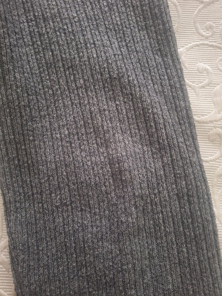 Gri Örgü Kadın Triko Pantolon - Görsel 3