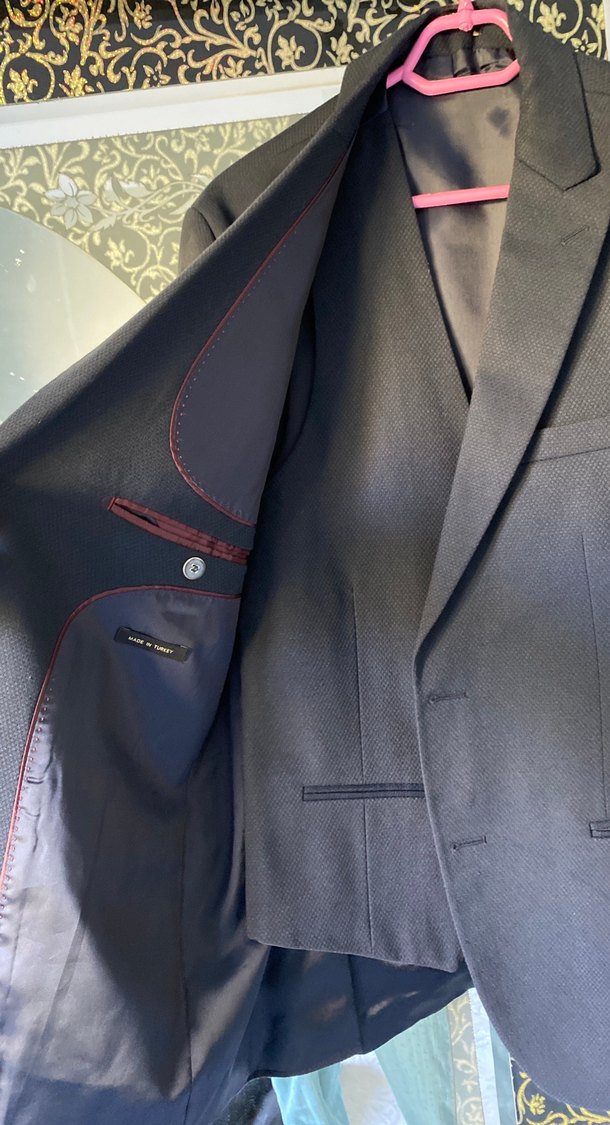 Erkek Siyah Düğmeli Blazer Ceket - Görsel 4