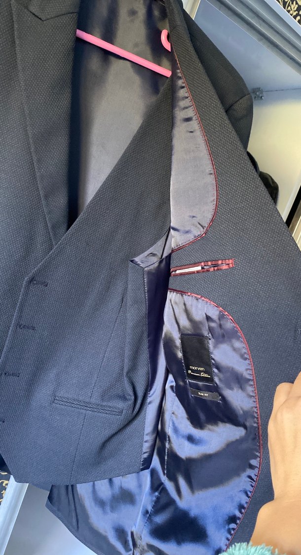 Erkek Siyah Düğmeli Blazer Ceket - Görsel 5