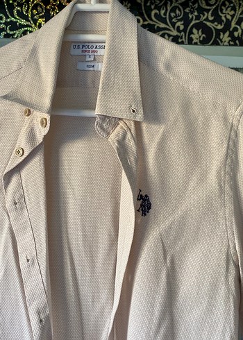 Bej Düğmeli Erkek Keten Gömlek - Görsel 3