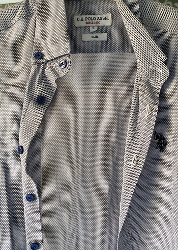 Gri Uzun Kollu Rahat Kesim Erkek Gömlek - Görsel 3