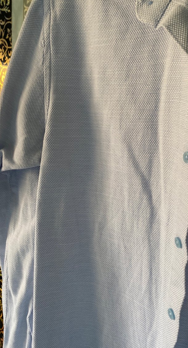 Erkek Beyaz Keten Uzun Kollu Gömlek - Görsel 3