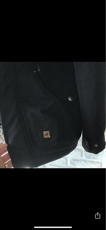 xl Beden siyah Renk Jack&jones erkek kaban &mont