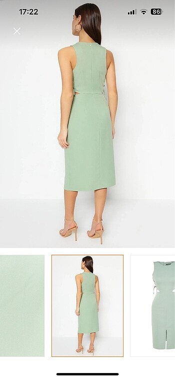 Yeşil abiye - Görsel 6