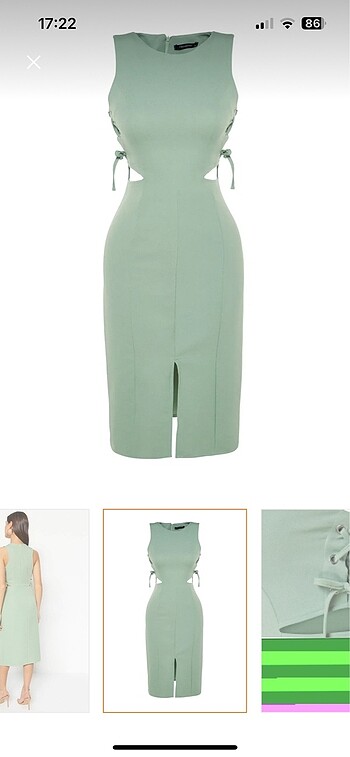 Yeşil abiye - Görsel 8