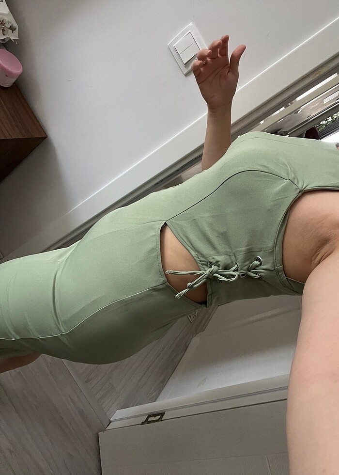 Yeşil abiye - Görsel 3