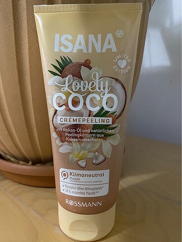 Isana hindistan cevizli krem peeling