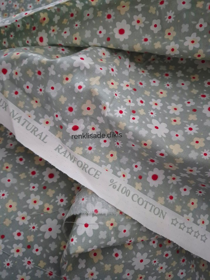 2 adet mint yeşili çiçekli yastık kılıfı - Görsel 3