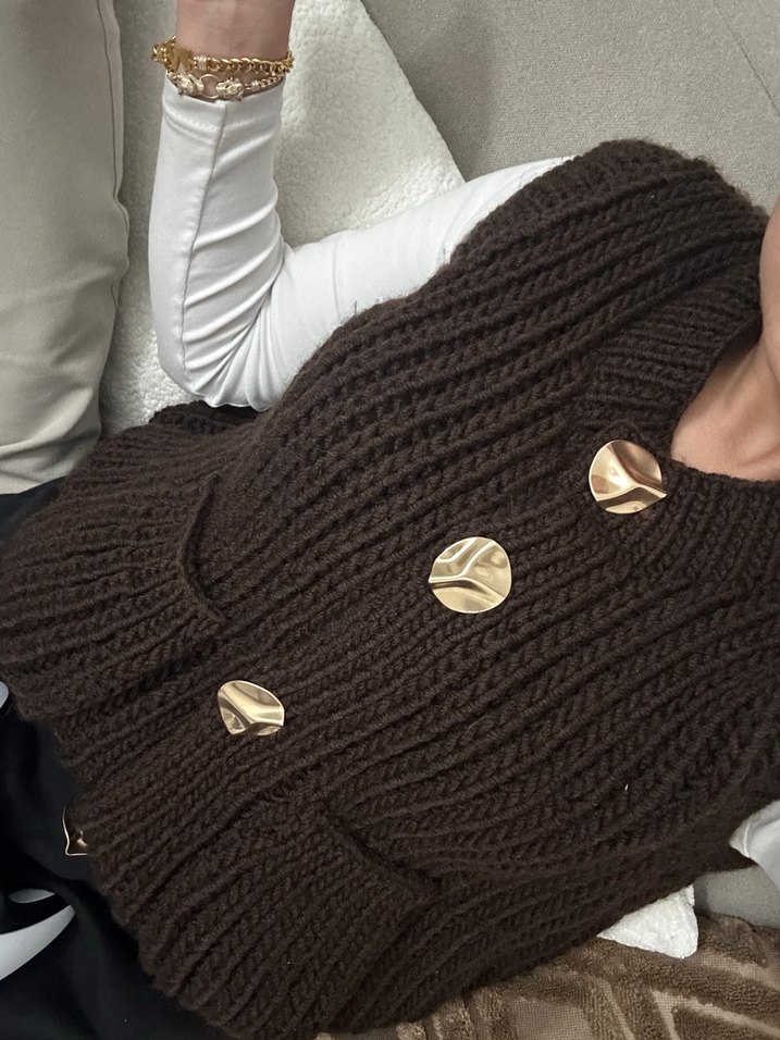 Zara örgü yelek - Görsel 2