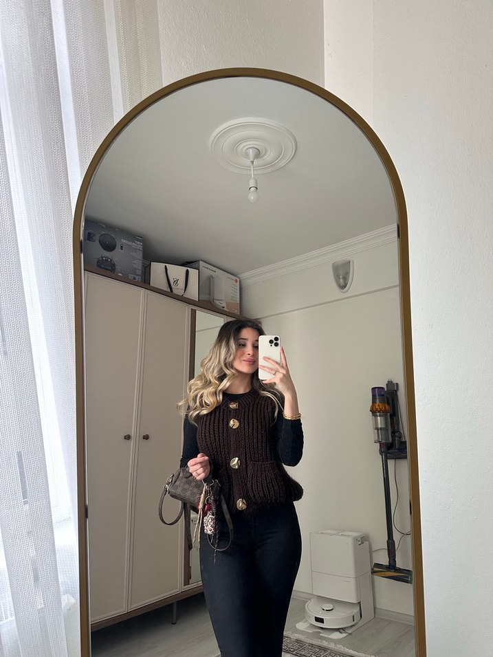 Zara örgü yelek - Görsel 3