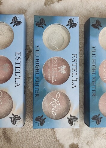 Estella Üçlü Highlighter