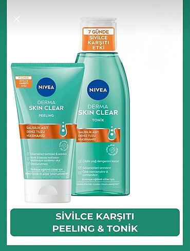 Nivea Derma Skin Clear Yüz Temizleme Peeling 150 ml Nemlendirici