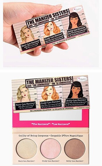 Beden THE BALM THE MANIZER SISTERS