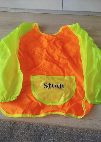 Mavi Baskılı Bebek Önlüğü - Görsel 7