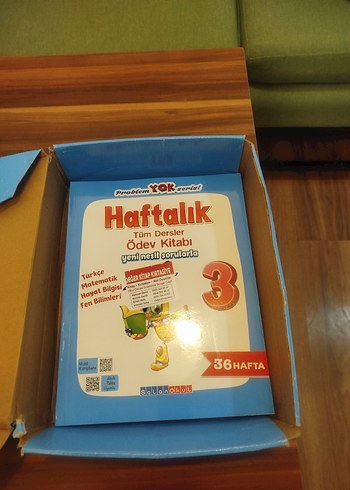 Haftalık 3. Sınıf Ödev Kitabı 36 Hafta