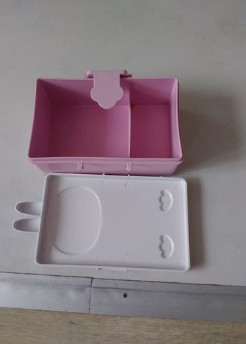 Sevimli Panda ve Tavşan Desenli Çocuk beslenme Kutusu - Görsel 9