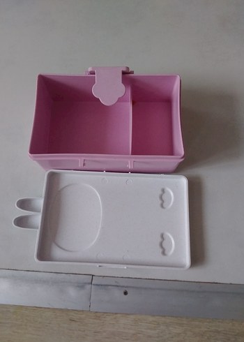 Sevimli Panda ve Tavşan Desenli Çocuk beslenme Kutusu - Görsel 6