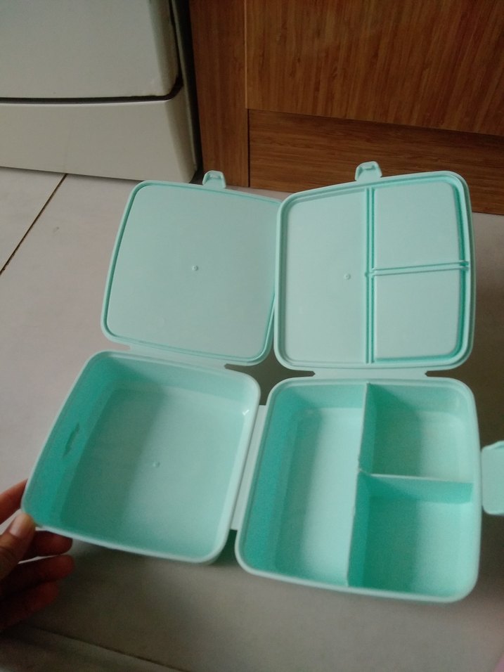 Sevimli Panda ve Tavşan Desenli Çocuk beslenme Kutusu - Görsel 3