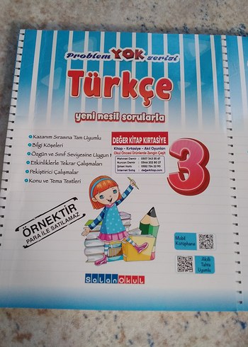 3. Sınıf Türkçe ve Matematik Kitapları - Görsel 2