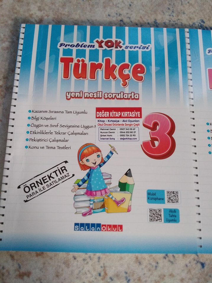 3. Sınıf Türkçe ve Matematik Kitapları - Görsel 2