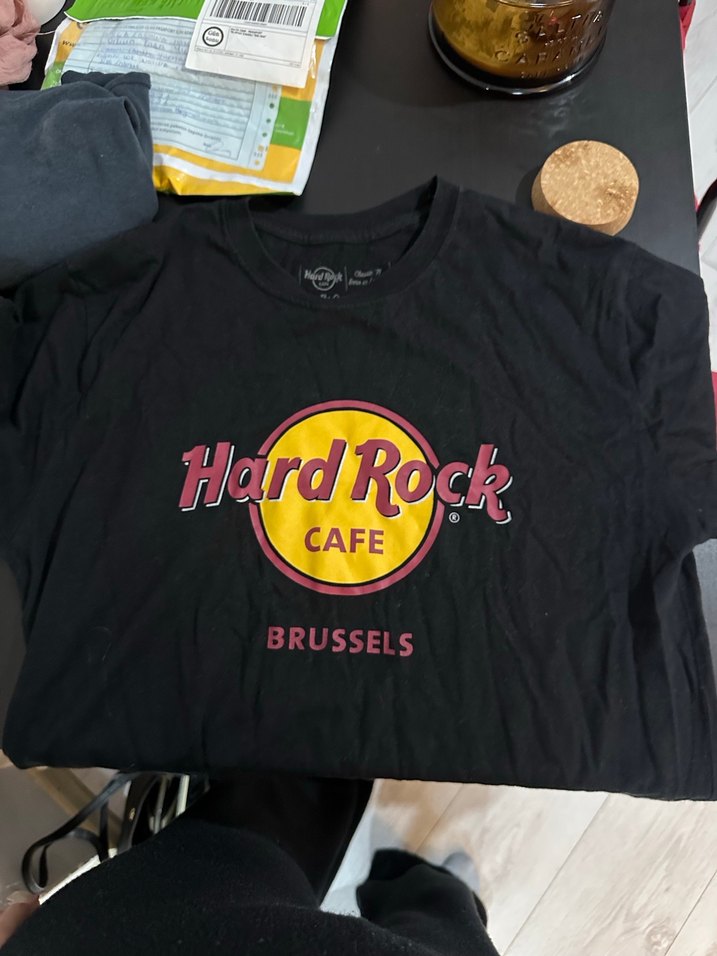 Siyah Oversize Baskılı Tişört - Görsel 3