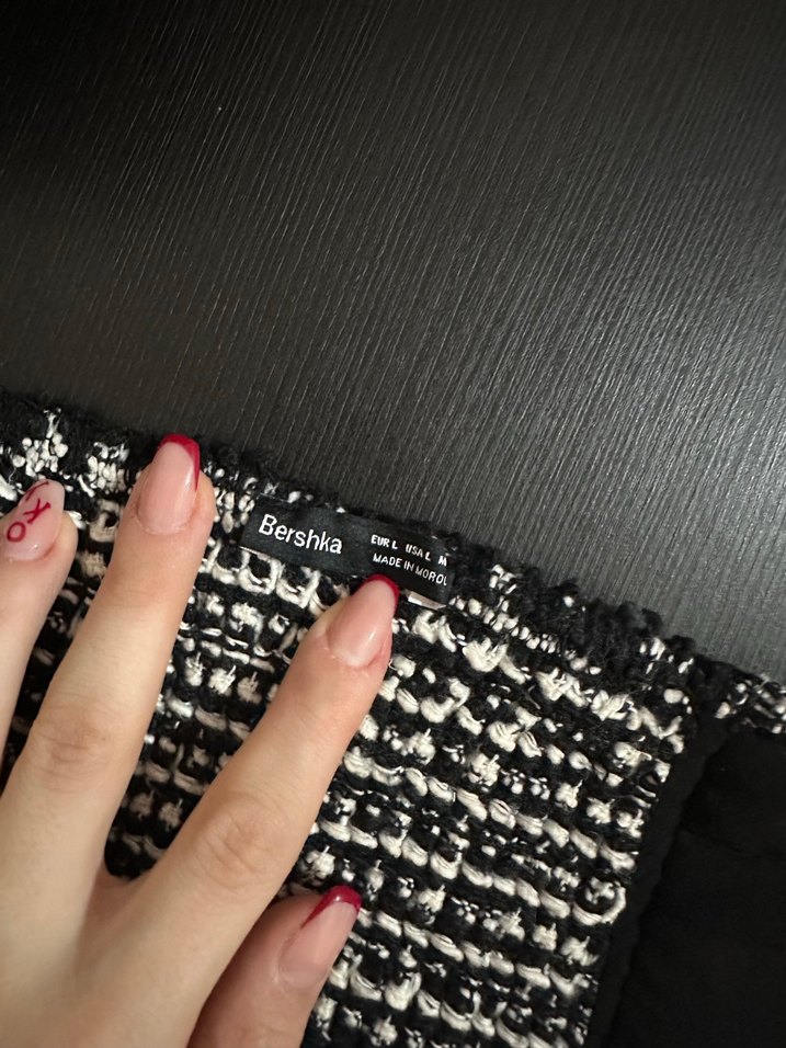 Siyah Straplez kazayağı desenli korse büstiyer - Görsel 4