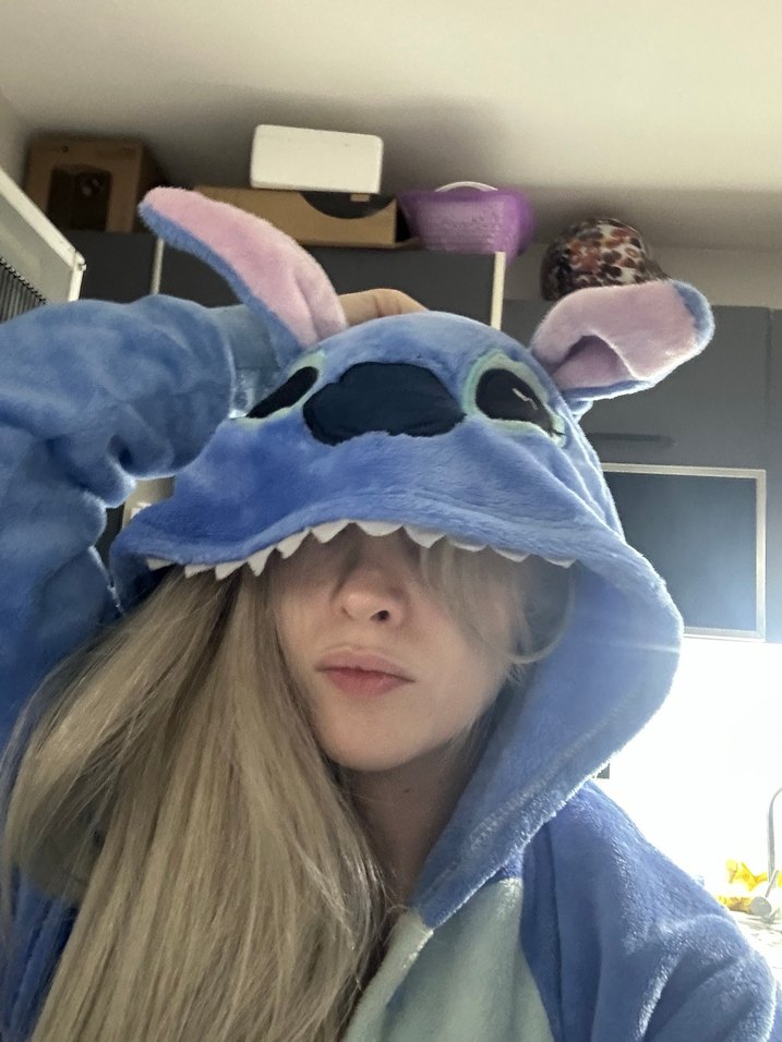 Stitch Kapüşonlu uyku tulumu Pijama - Görsel 2