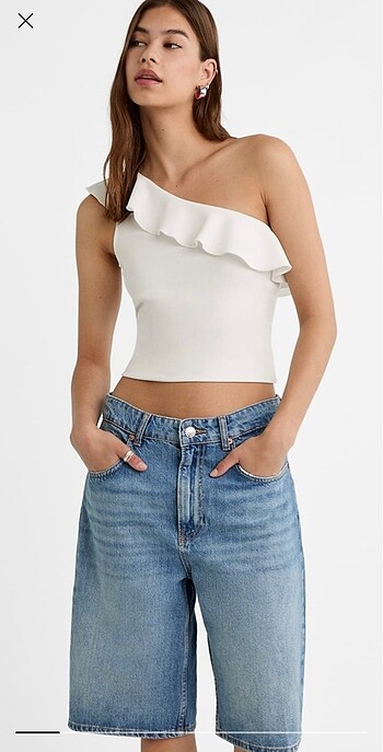 Stradivarius Bermuda pantolon