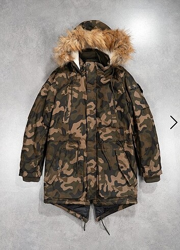 Bershka erkek parka mont