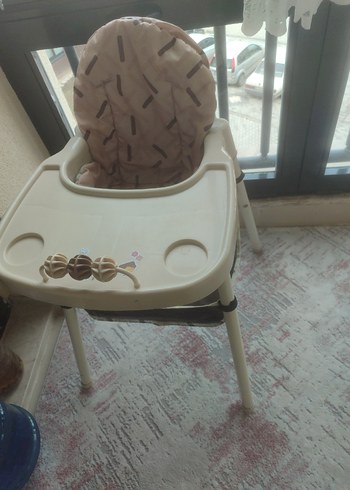 Pastel Kahverengi Bebek Mama Sandalyesi - Görsel 4