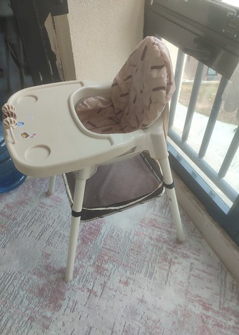 Pastel Kahverengi Bebek Mama Sandalyesi - Görsel 3