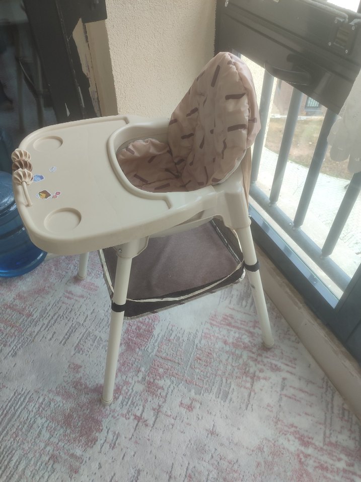 Pastel Kahverengi Bebek Mama Sandalyesi - Görsel 3