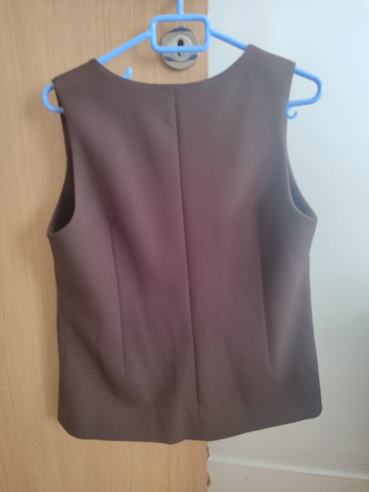 CHIMA Koyu Camel Minimalist Ceket - Görsel 4