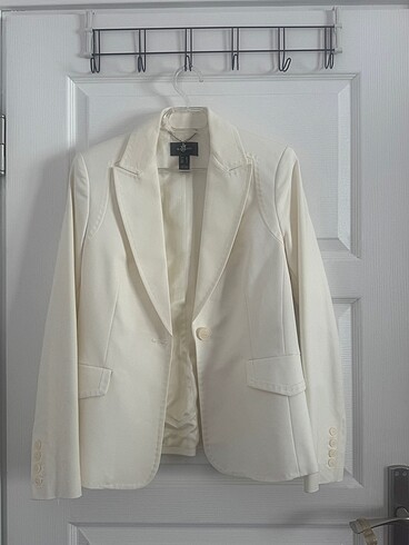 Mango pamuklu blazer ceket