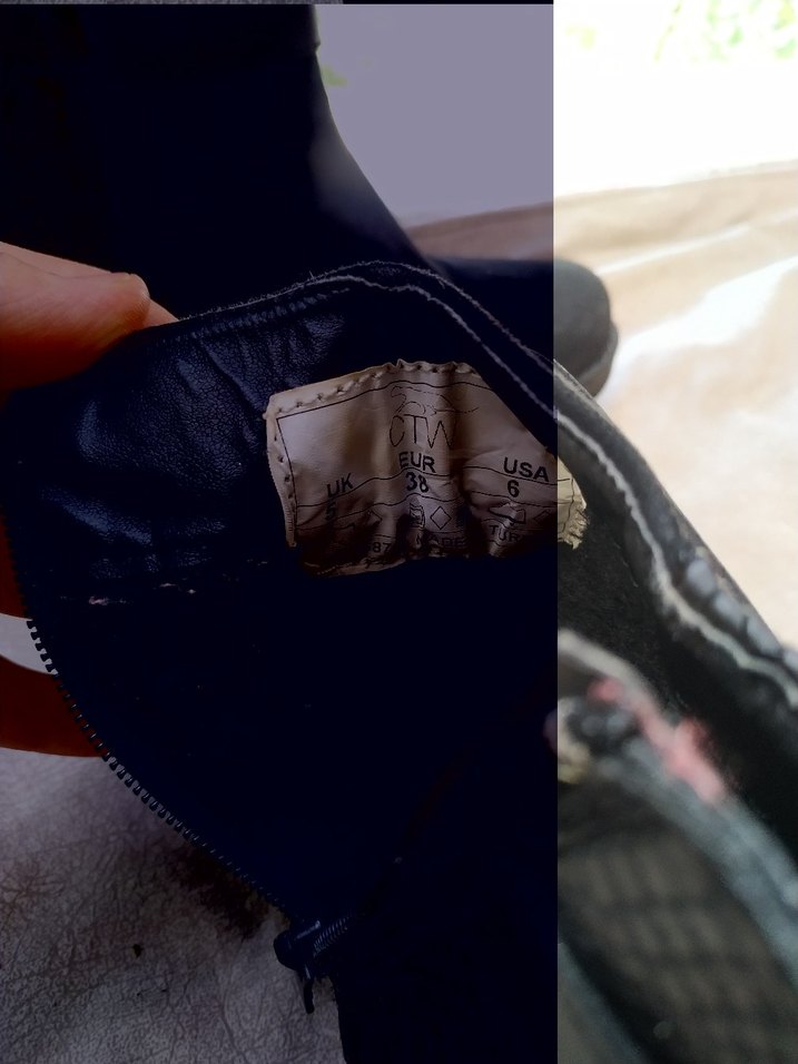 Siyah Süet Kemerli Dolgu Topuklu Kadın Bot - Görsel 5