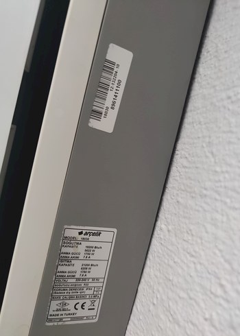Beyaz ve Gri Duvar Tipi Klima Arçelik marka - Görsel 5