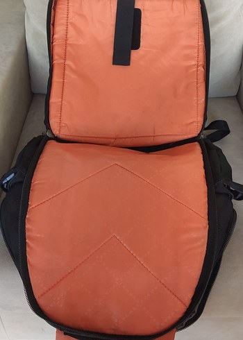 Turuncu Baskılı Modern Sırt Çantası - Görsel 6