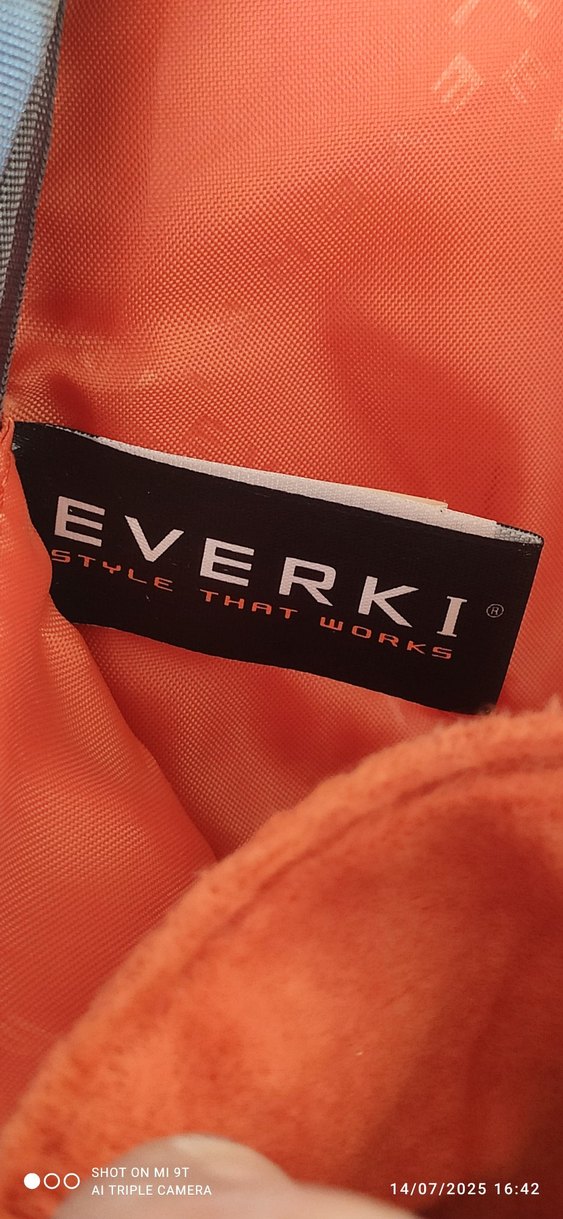 Turuncu Baskılı Modern Sırt Çantası - Görsel 5