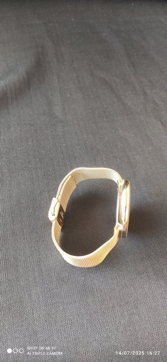 Altın Renk Kadın Minimalist Kol Saati - Görsel 5