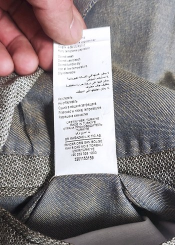 Bej Erkek Düğmeli Modern Klasik Ceket Beymen marka - Görsel 7