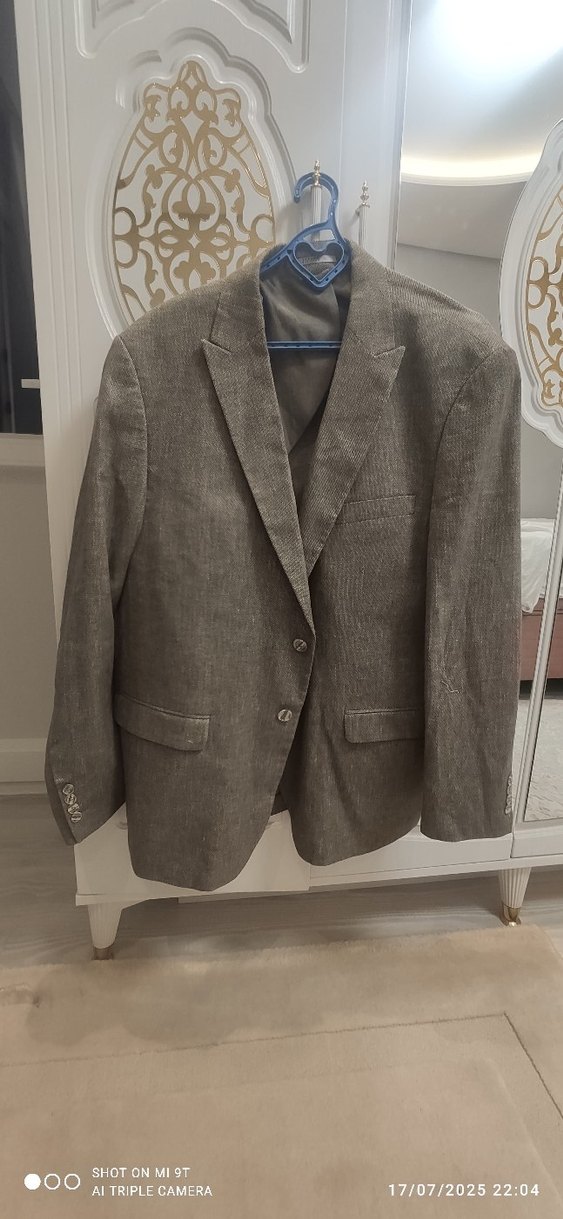 Bej Erkek Düğmeli Modern Klasik Ceket Beymen marka - Görsel 3