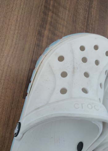Beyaz Kadın Günlük Crocs Terlik - Görsel 6