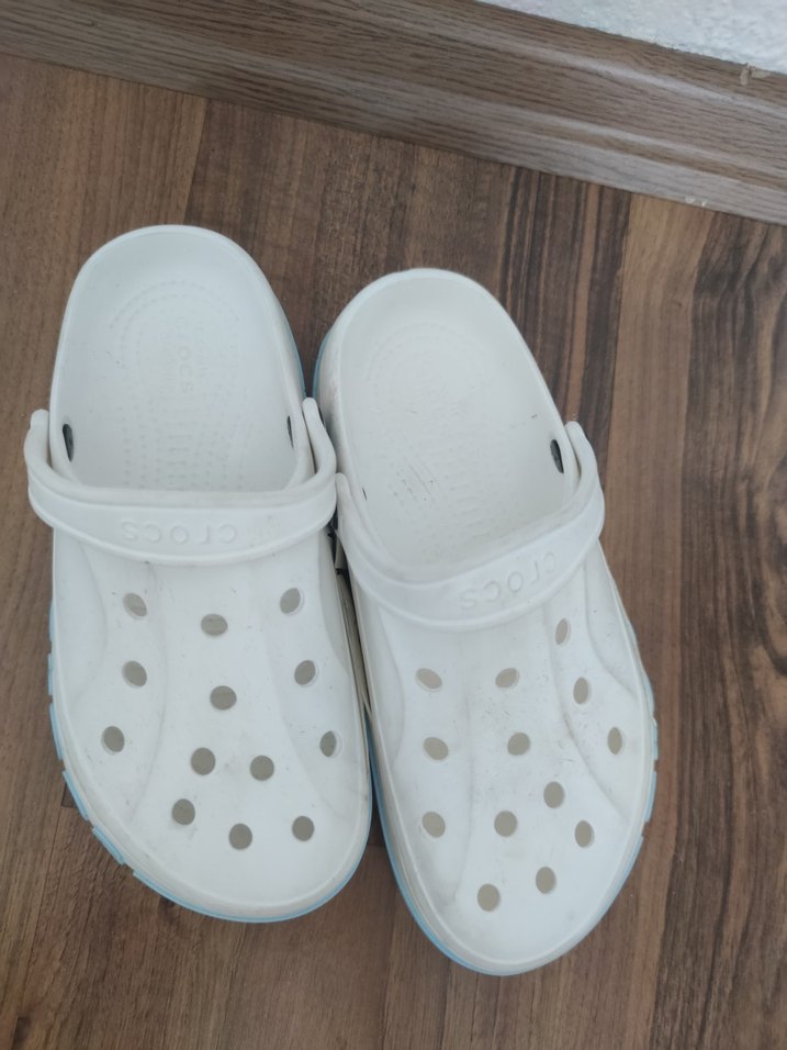 Beyaz Kadın Günlük Crocs Terlik - Görsel 3