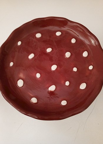 Flying Tiger Kırmızı Renkli Mantar Şekilli Kek standı - Görsel 2