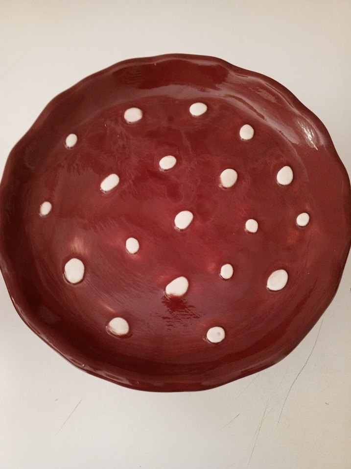 Flying Tiger Kırmızı Renkli Mantar Şekilli Kek standı - Görsel 2