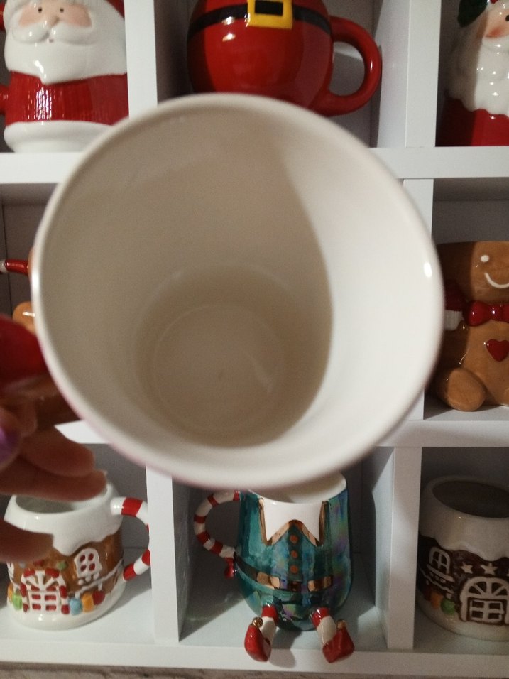 Flyiyng Tiger Pembe Dondurma Külahı Desenli El Boyaması Kupa - Görsel 2