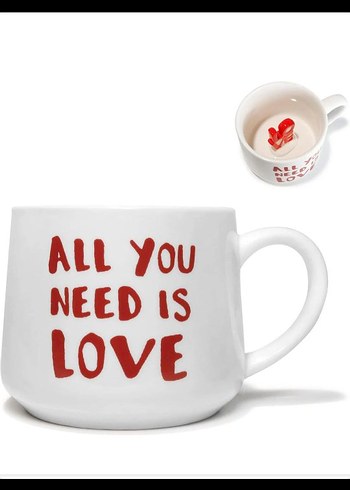 Unıcorn Kırmızı Aşk Temalı Kupa - Görsel 4