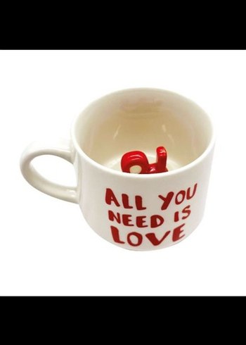 Unıcorn Kırmızı Aşk Temalı Kupa - Görsel 3